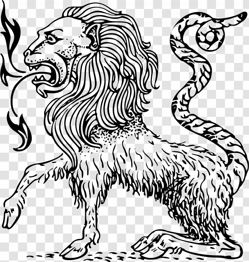 Chimera Greek Mythology Legendary Creature Lion Pegasus - Small To Medium Sized Cats - Greece Transparent PNG