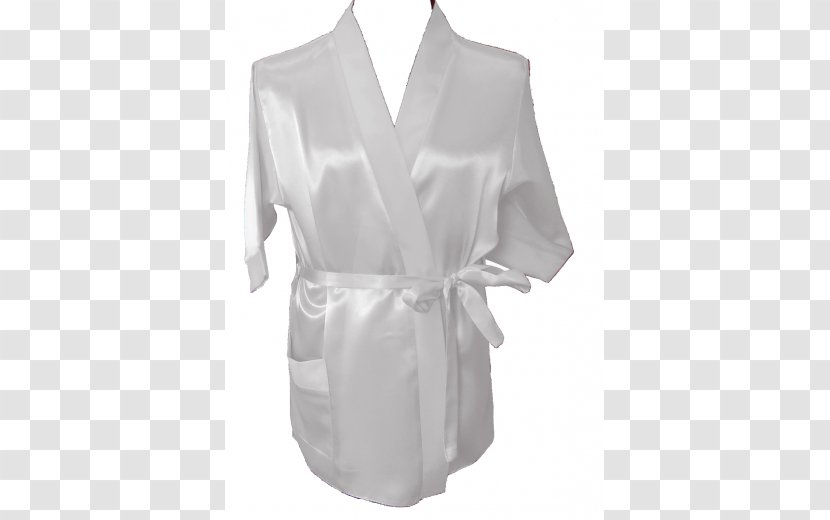 Bathrobe White Gown Clothing - Nightwear - Dress Transparent PNG