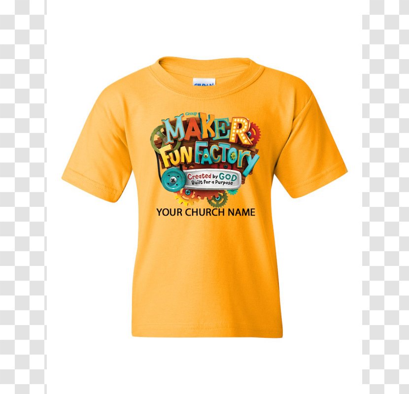 T-shirt Wholesale Gildan Activewear Child - Neckline Transparent PNG