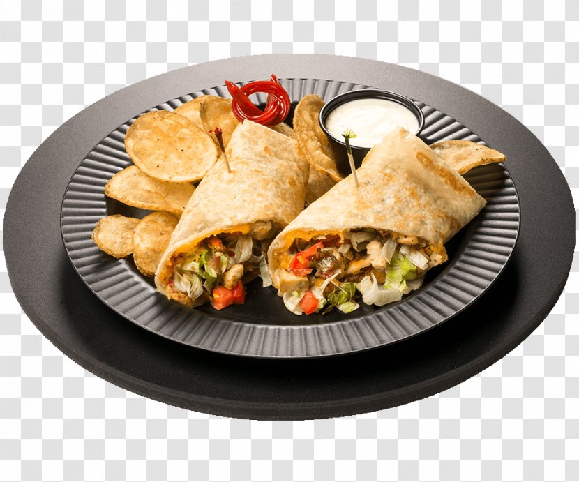 Mediterranean Cuisine Wrap Pizza Ranch Bacon - Finger Food Transparent PNG