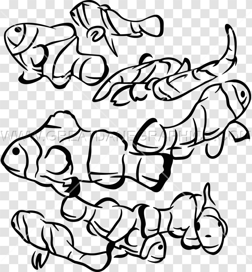 Mammal Finger Visual Arts White Clip Art - Clown Fish Transparent PNG
