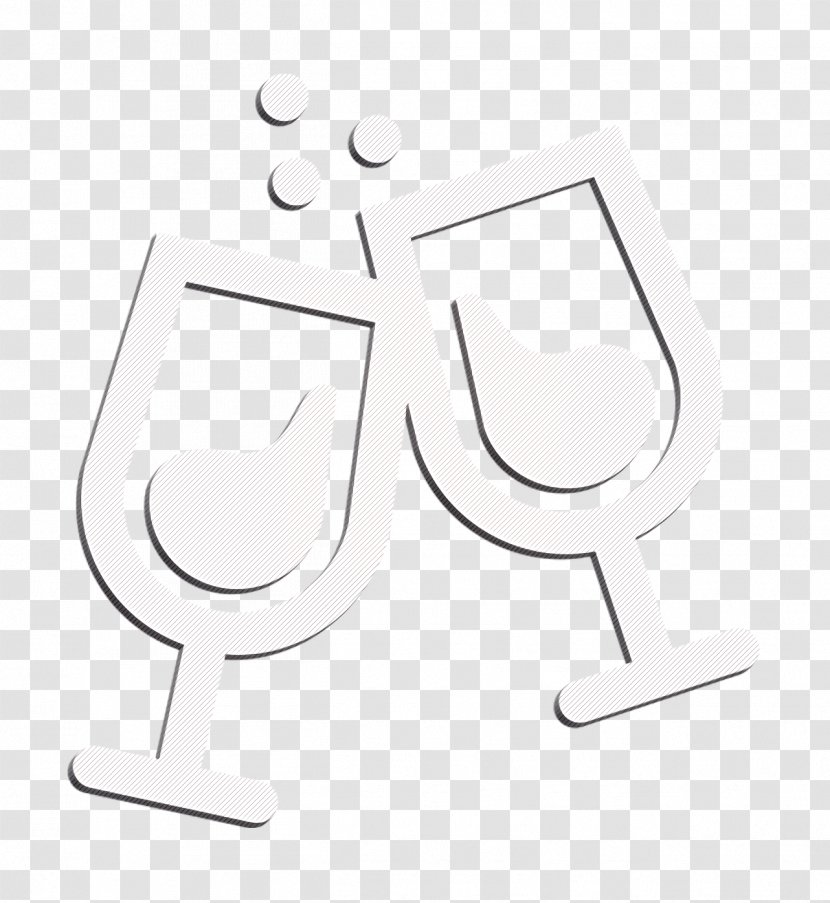 Wine Glasses Icon Christmas Time - Symbol - Logo Transparent PNG