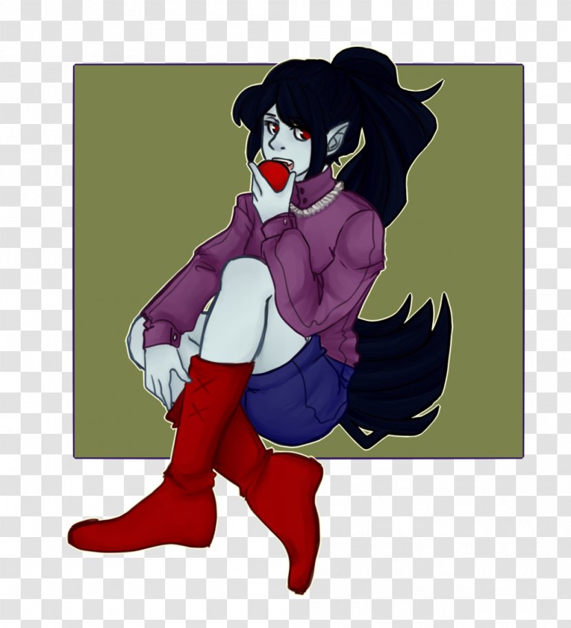 Illustration Fiction Human Animated Cartoon - Art - Marceline The Vampire Queen Transparent PNG