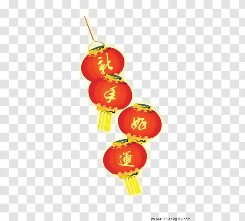 Lantern Image Chinese New Year - Firecracker - Big Red Transparent PNG