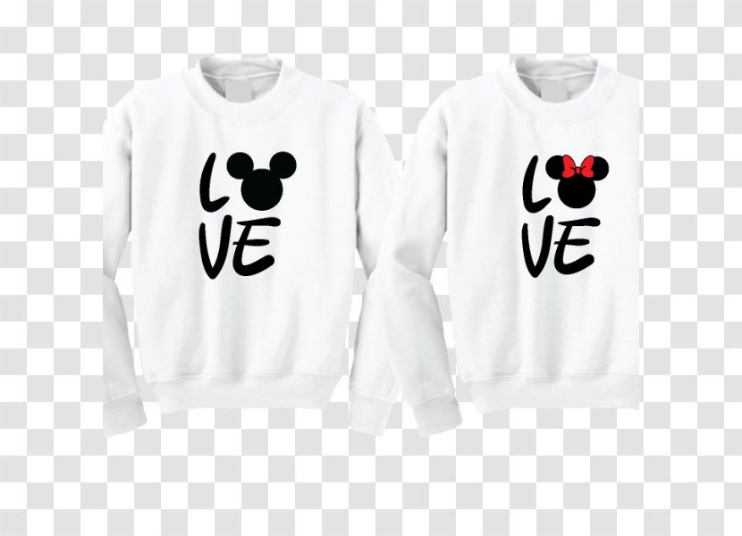 T-shirt Clothing Tube Top Couple - Mickey Minnie Love Transparent PNG