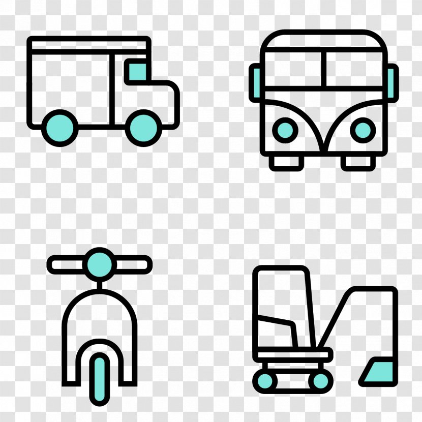 Bus Car Vector Graphics Image - Parallel - Accentuate Icon Transparent PNG