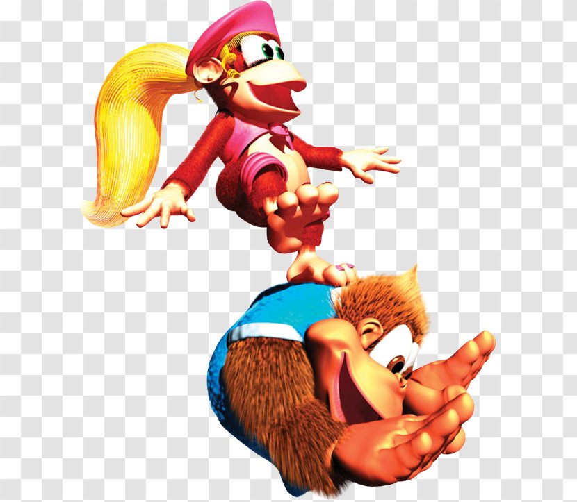 Donkey Kong Country 3: Dixie Kong's Double Trouble! 2: Diddy's Quest Land III 3 Super Nintendo Entertainment System - Figurine Transparent PNG