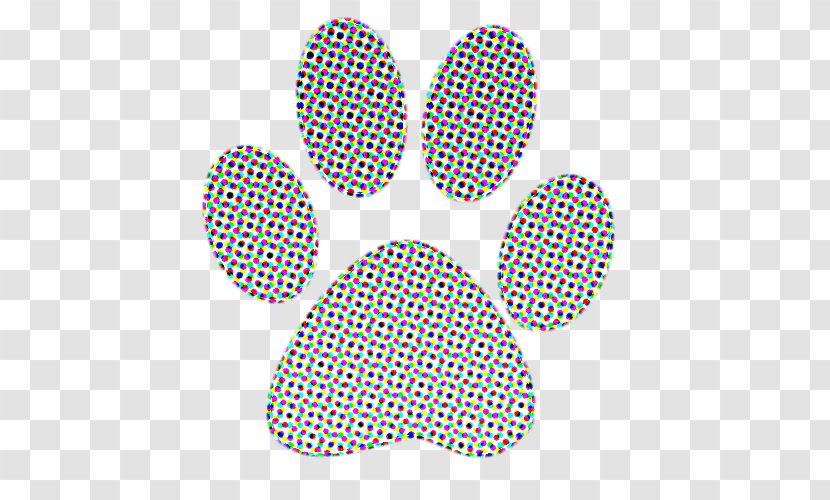 Dog Paw Cat Printing Blue - Sticker Transparent PNG