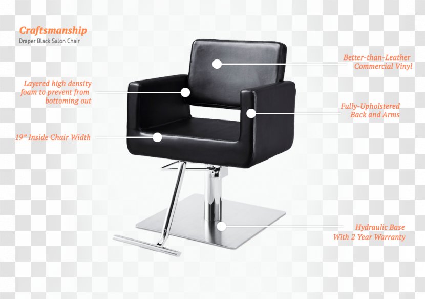 Standish Salon Goods Office & Desk Chairs Beauty Parlour - Armrest - Chair Transparent PNG