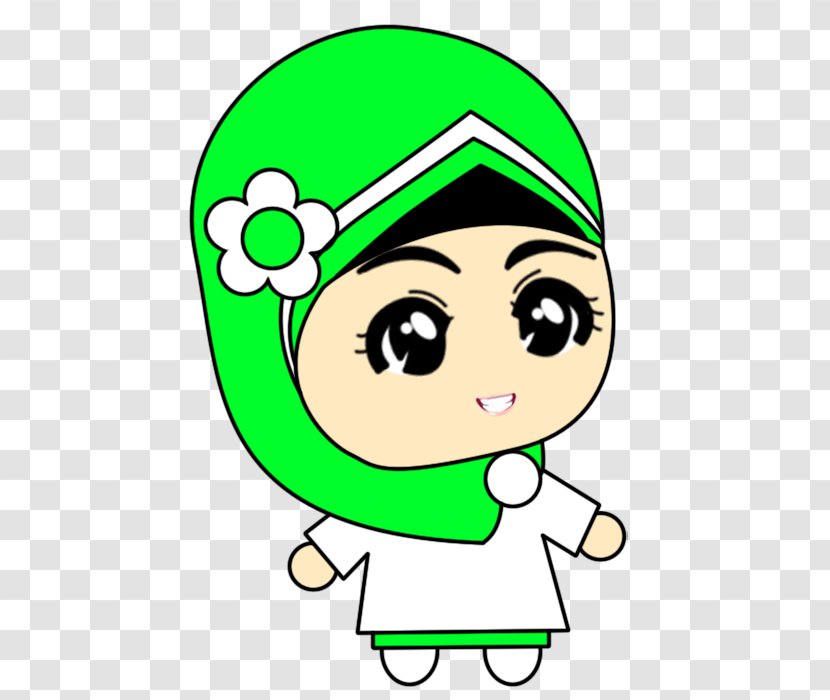Beautiful Muslim Blog Cherrybelle - Cartoon - Kartun Muslimah Transparent PNG