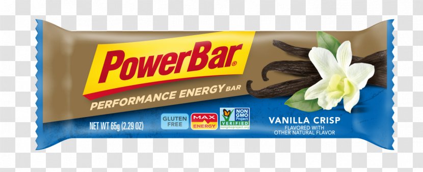 Sports & Energy Drinks PowerBar Bar Crisp Gel - Vanilla Transparent PNG