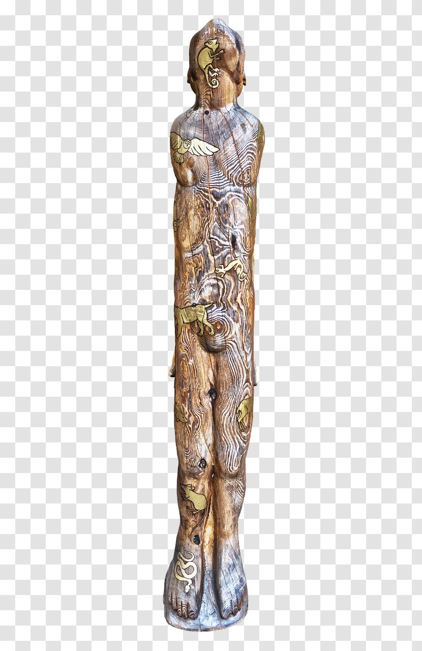 Sculpture Wood Carving Totem Pole - Computer Graphics Transparent PNG