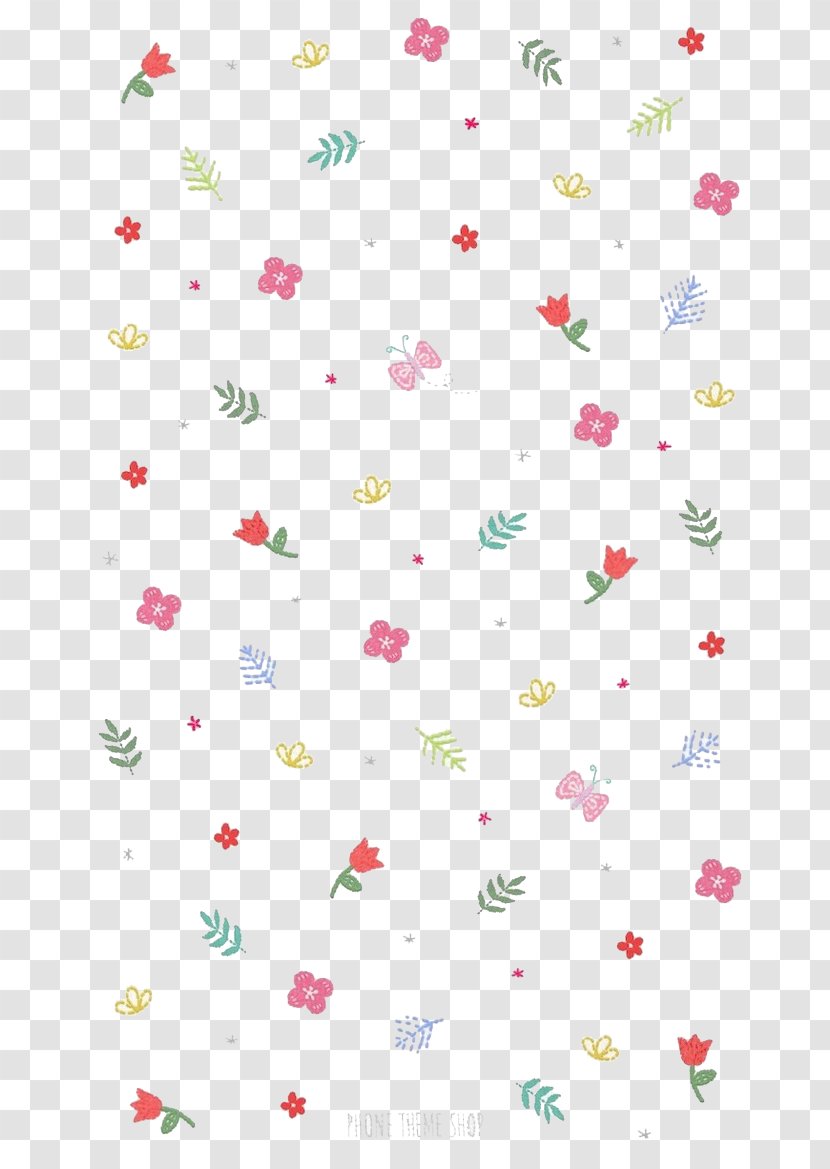Hand-painted Flowers Background - Point - Petal Transparent PNG