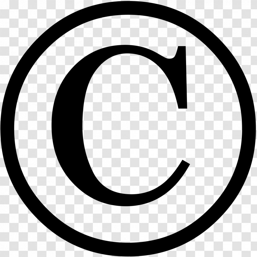 Copyright Symbol Notice Law Of The United States Intellectual Property - License Transparent PNG