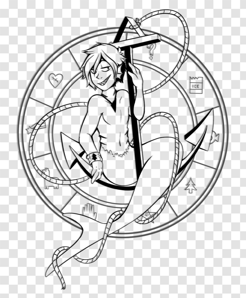 Mermaid Siren Drawing Tattoo Merman - Bill Goldberg Transparent PNG