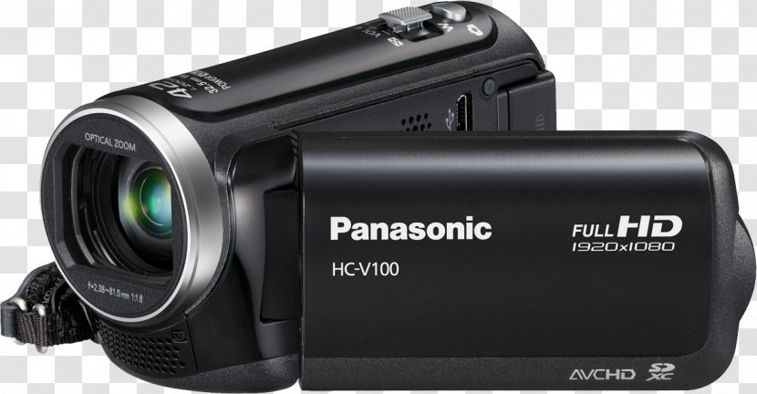 Panasonic Video Camera Camcorder 1080p Secure Digital - Teleconverter - Image Transparent PNG