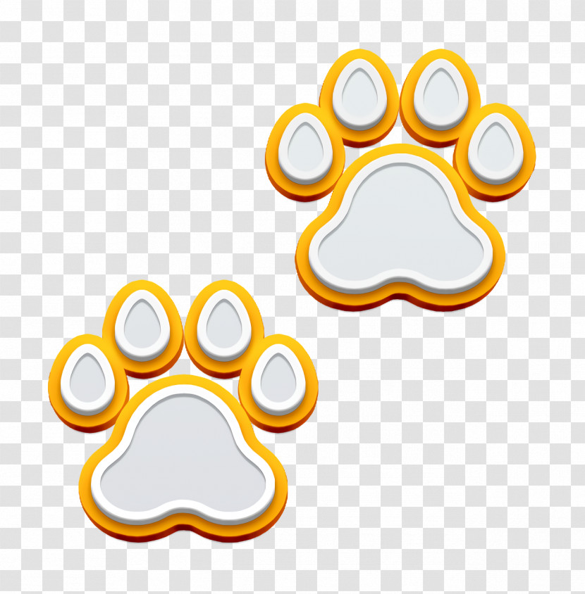 Dog Icon Wildlife Icon Pawprints Icon Transparent PNG
