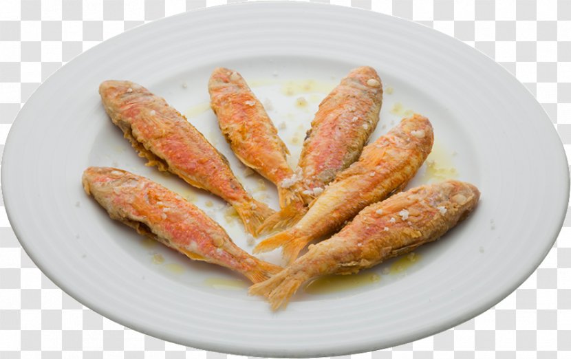 Red Mullet Olive Oil Frying Food - Restaurant Transparent PNG