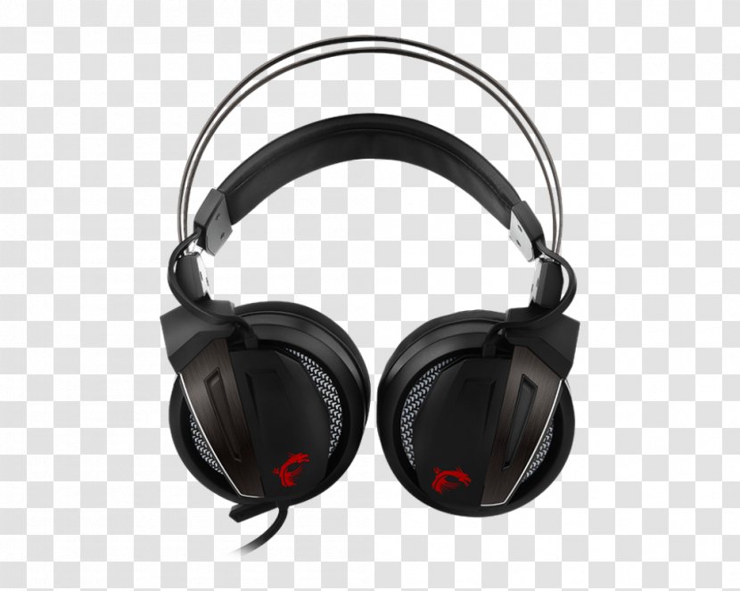 MSI Immerse GH70 RGB Gaming Headset GH60 Headphones IMMERSE - Electronic Device - Computer Microphone Transparent PNG