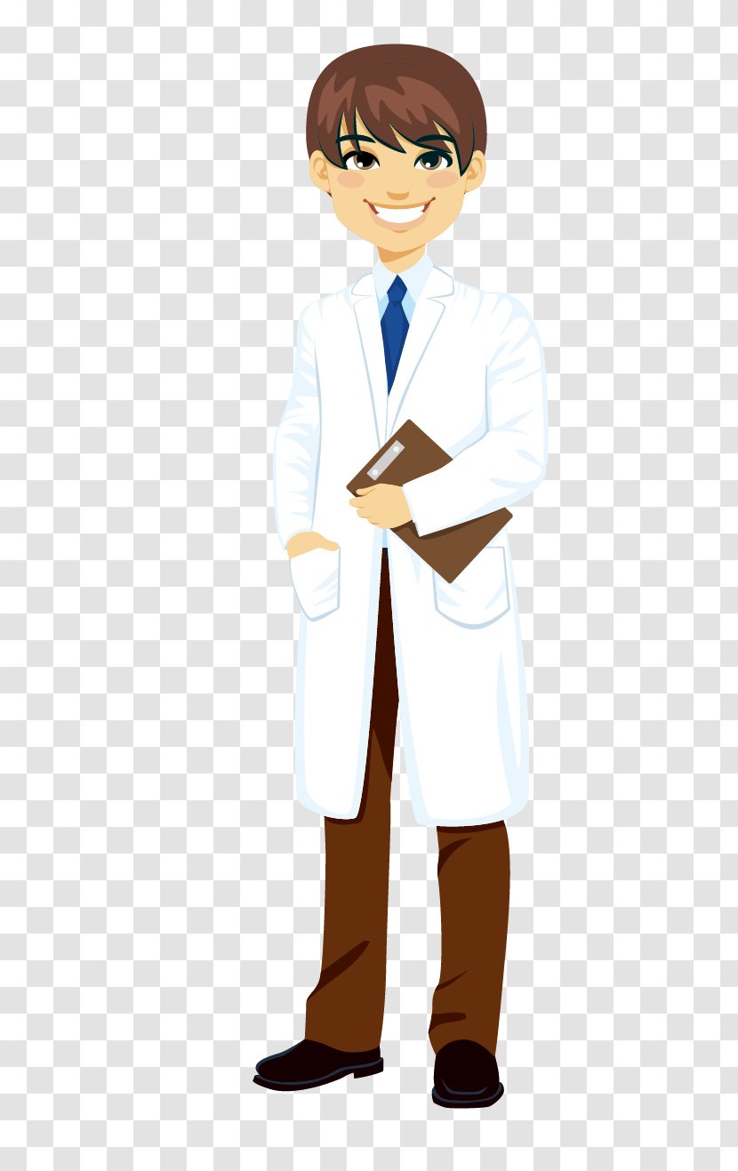 Physician Cartoon Illustration - Silhouette - Doctor Transparent PNG