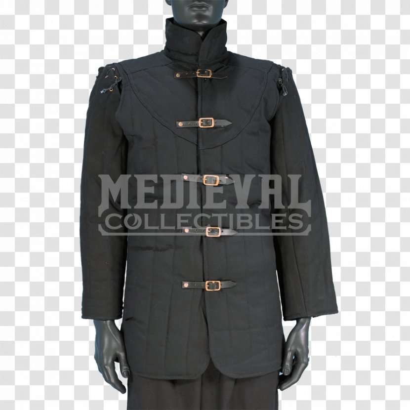 Gambeson Armour Jacket Clothing Jerkin - Sleeve - Medieval Warrior Transparent PNG