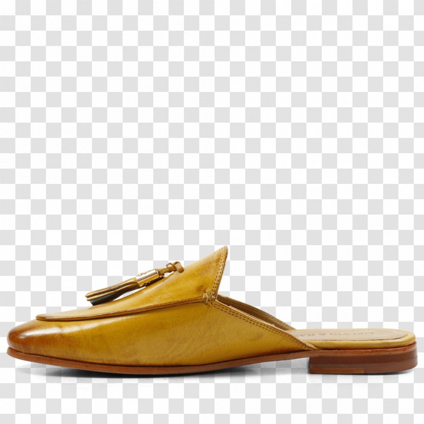 Mule Suede Sandal Shoe Yellow - Footwear - Summer Transparent PNG