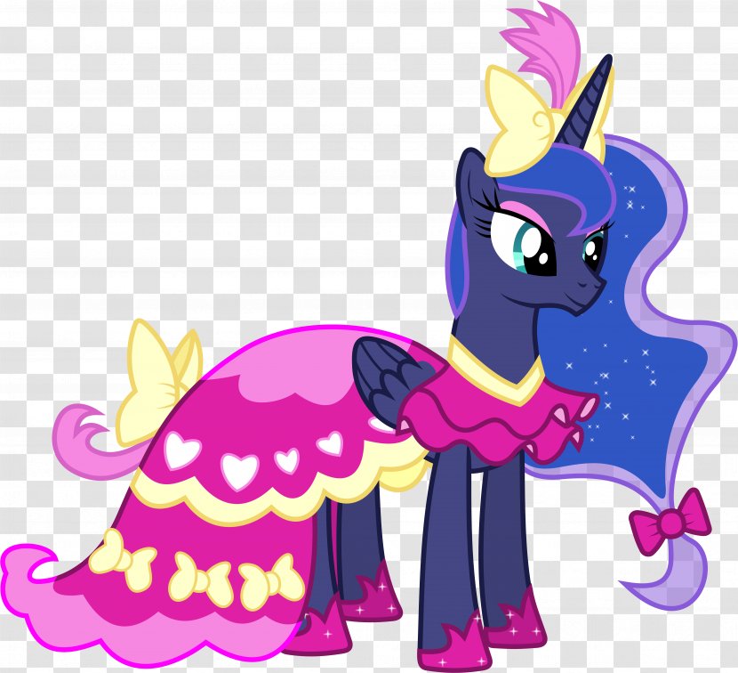 Princess Luna Rarity Celestia Dress Clothing - Pony Transparent PNG