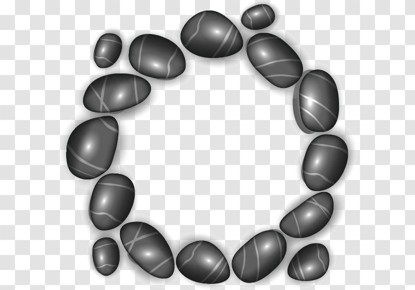 Flat Design - Rock - Pebble Stone Vector Material, Transparent PNG