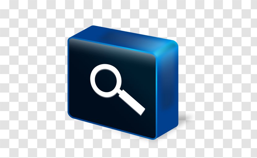 Button Search Box - Blue Transparent PNG