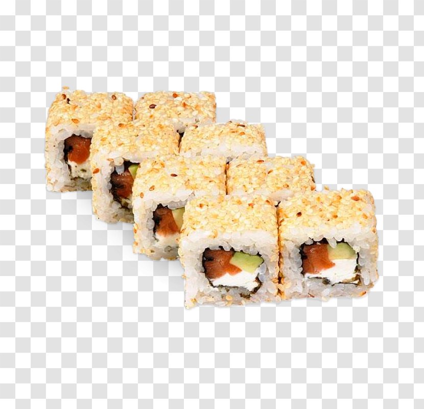 California Roll Makizushi Sushi Pizza Japanese Cuisine - Roe Transparent PNG