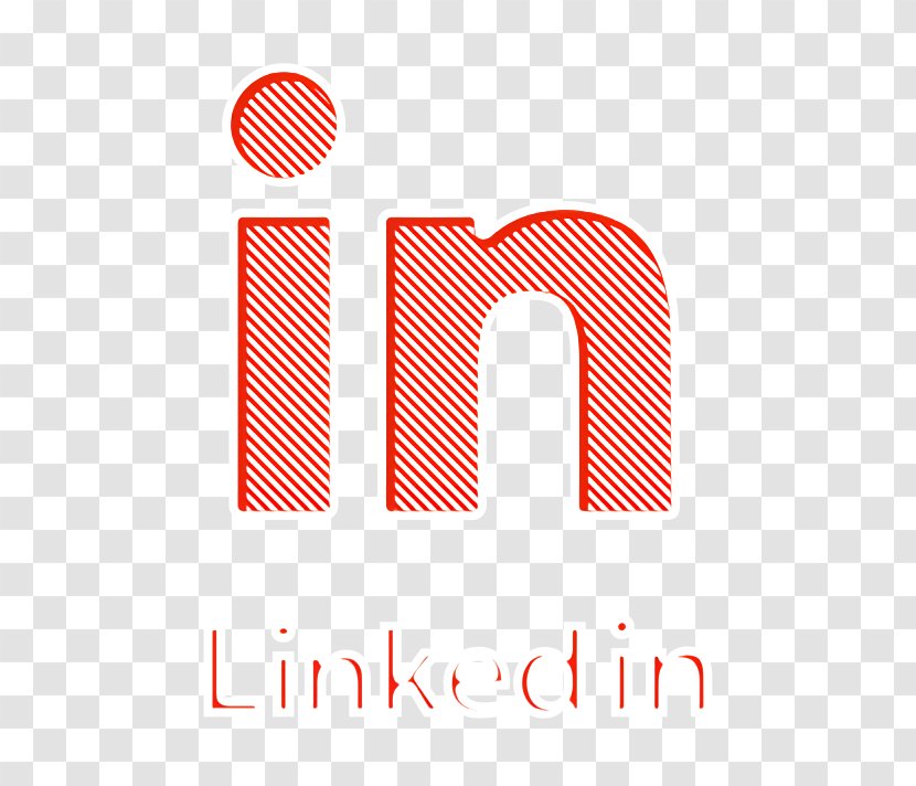 Linkedin Icon Button Logo - Text Transparent PNG