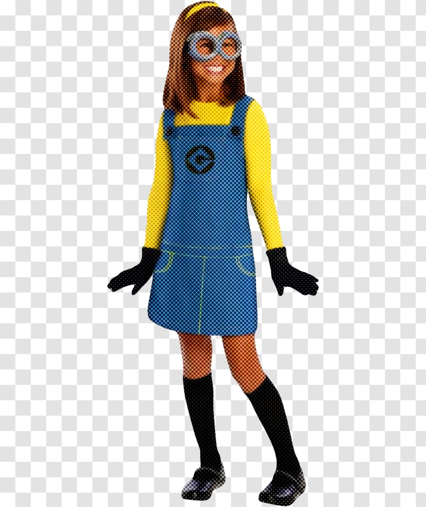 Clothing Yellow Costume Electric Blue Outerwear - Uniform Sleeve Transparent PNG
