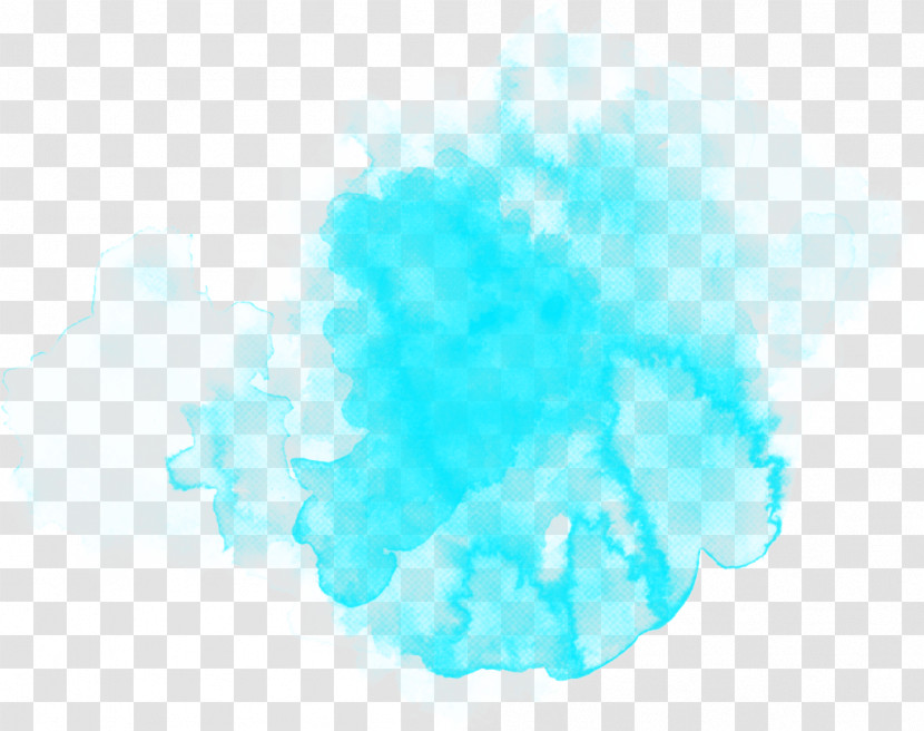 Aqua Blue Turquoise Cloud Teal Transparent PNG