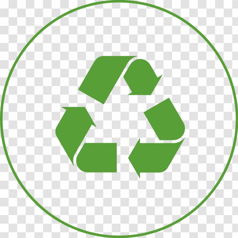 Rubbish Bins & Waste Paper Baskets Recycling Symbol - Green - Printable Recycle Logo Transparent PNG