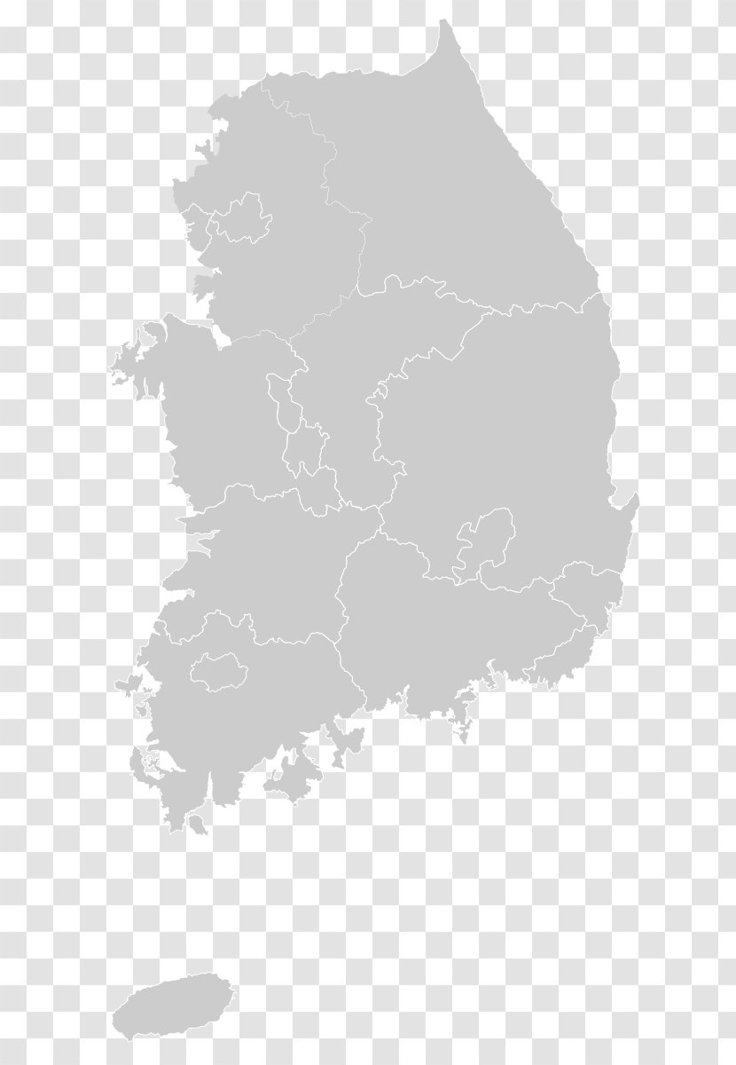 South Korean Presidential Election, 2017 Map Transparent PNG