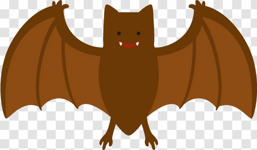 Bat Halloween - Little Brown Myotis - Big Tail Transparent PNG