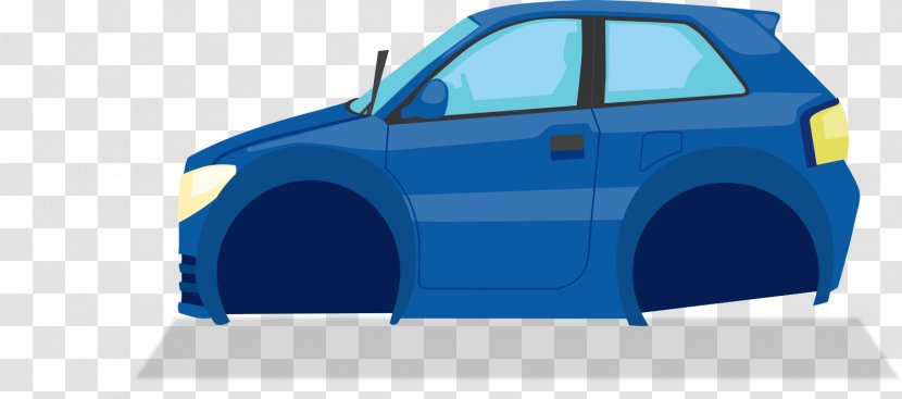 Car Door City Automotive Design Compact - Electric Blue Transparent PNG