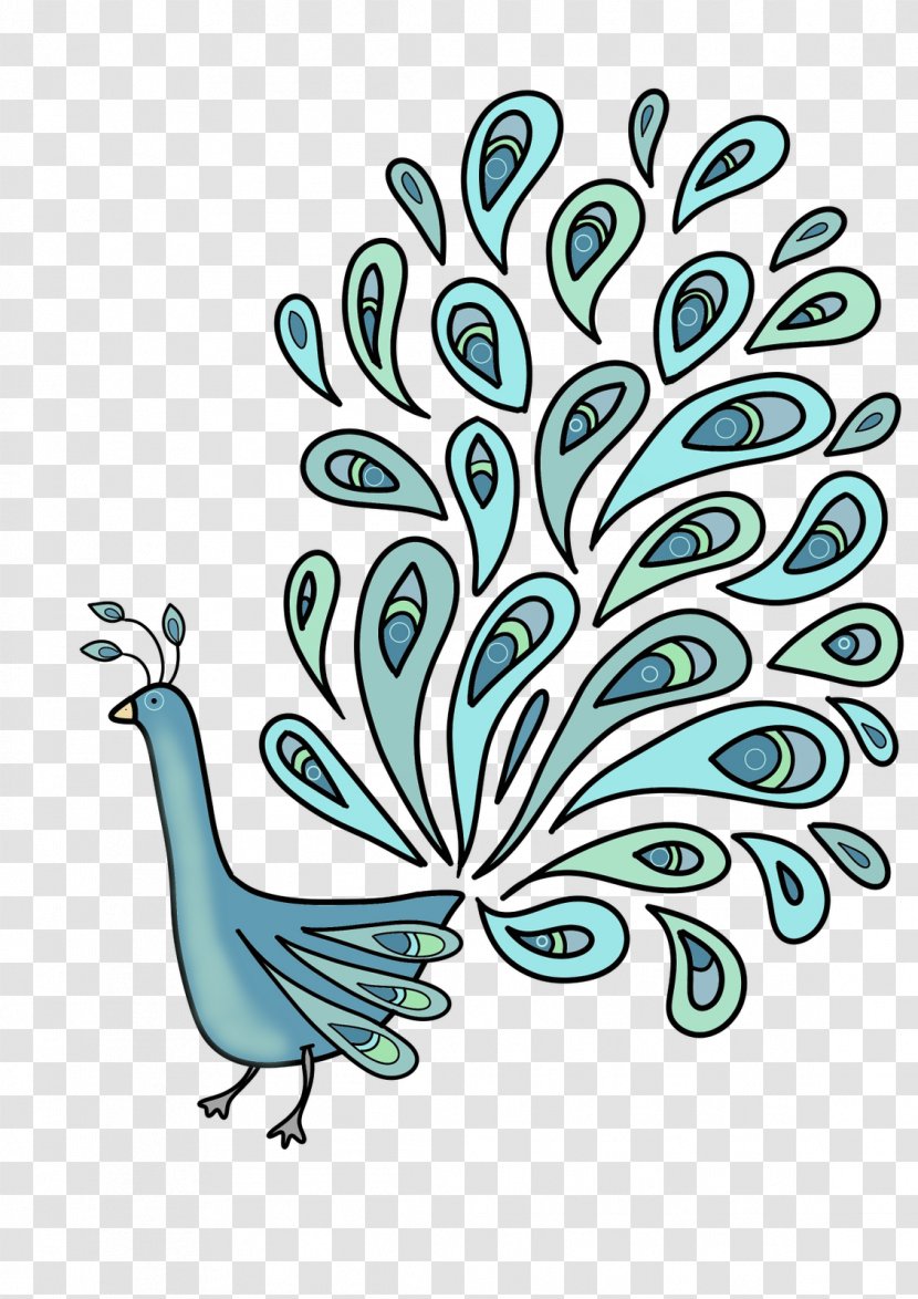 Bird Feather Butterfly Peafowl - Tree - Peacock Transparent PNG
