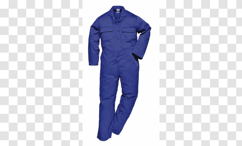 Workwear Boilersuit Tracksuit Overall - Navy Blue - Suit Transparent PNG