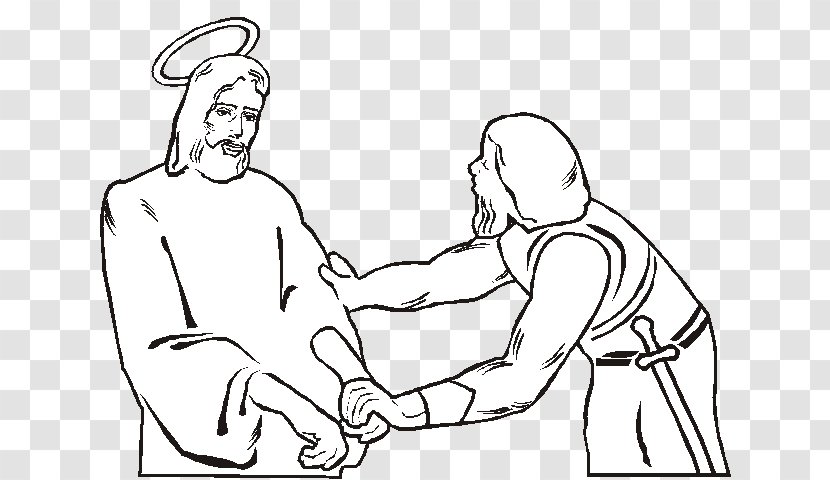 Human Finger Drawing Line Art Illustration - Flower - Saul The Pharisee Transparent PNG