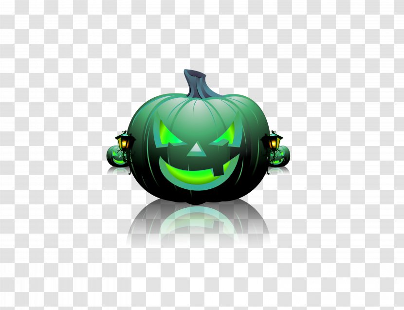Halloween Jack-o-lantern Pumpkin Icon - Lantern Transparent PNG