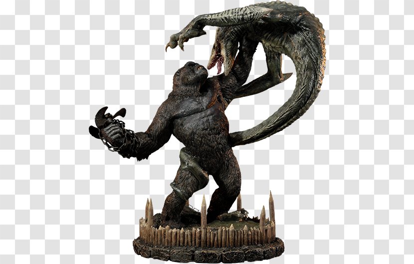 King Kong Web Crawler Legendary Entertainment V. Rex Statue - Skull Island Transparent PNG