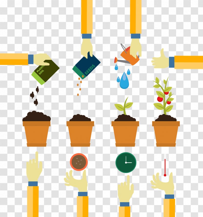 Sowing Clip Art - Flat Watering Transparent PNG