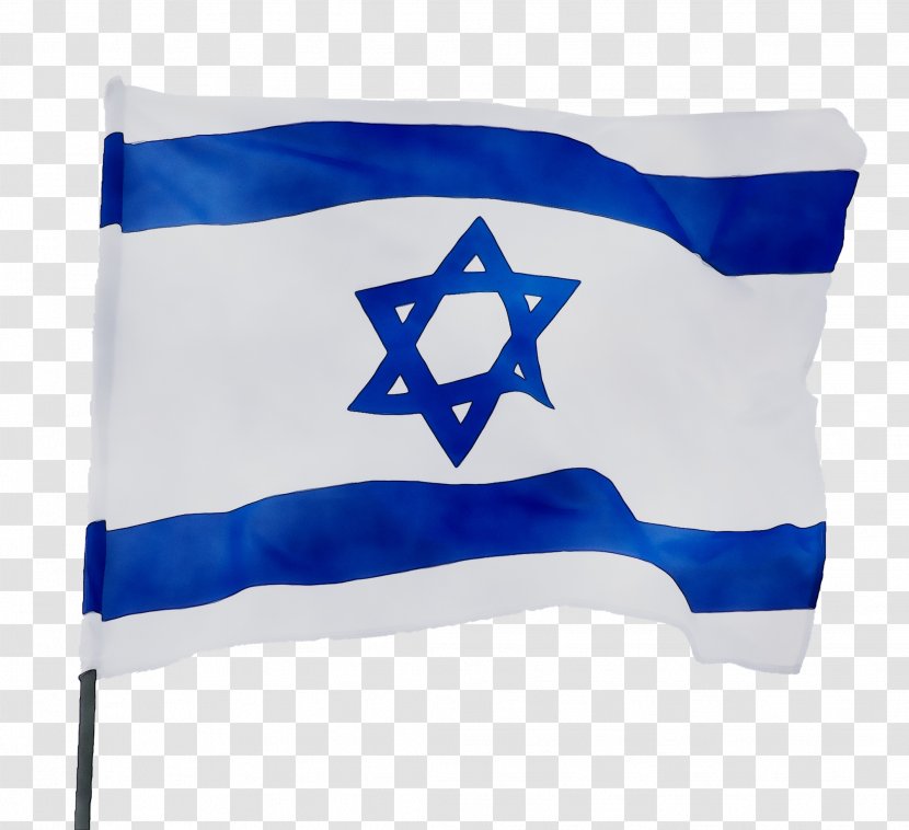 Flag Of Israel Vector Graphics Illustration - Throw Pillow - National Transparent PNG
