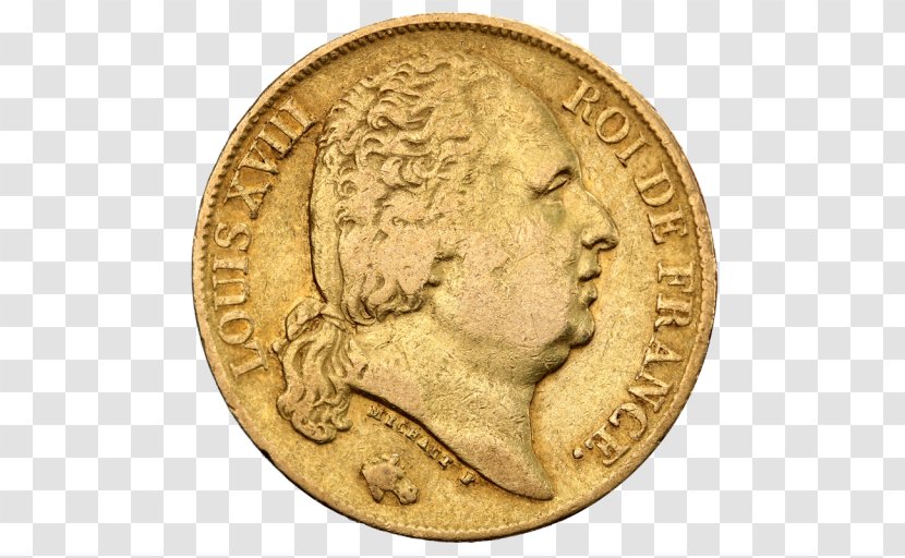 Gold Coin France - Dollar Transparent PNG