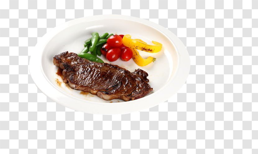 Beefsteak Steak Au Poivre Frying Sirloin - Meat - Fried Black Pepper Transparent PNG