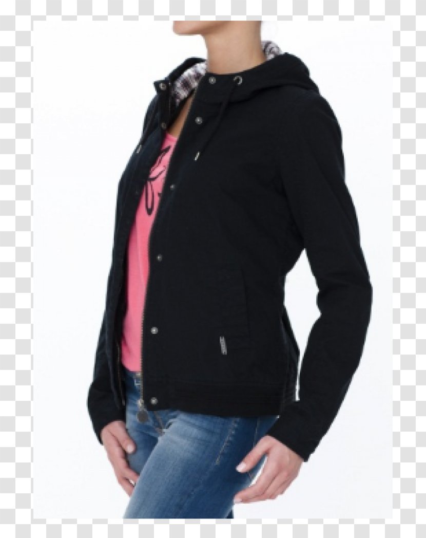 Hoodie Neck Black M - Jacket - Bunda Transparent PNG