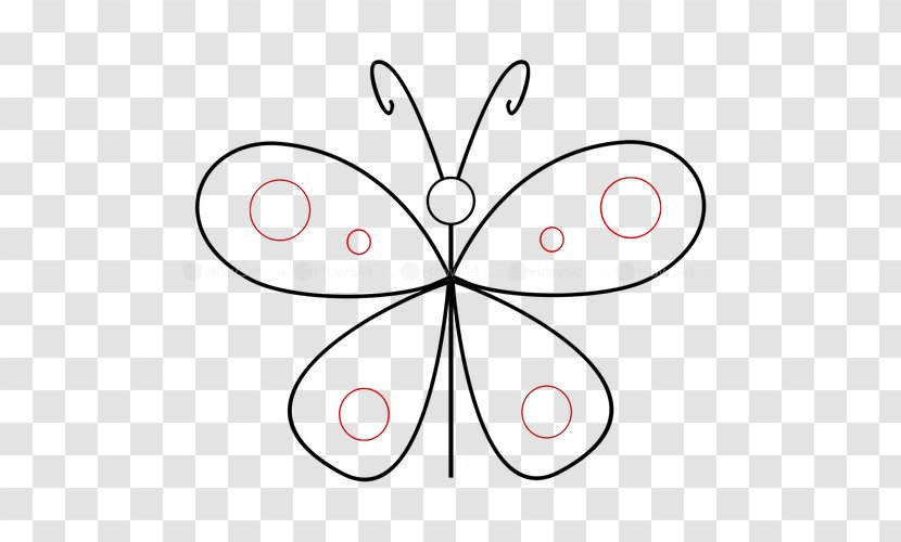 Brush-footed Butterflies Clip Art Line Cartoon Point - Artwork - Paper Airplanes Transparent PNG