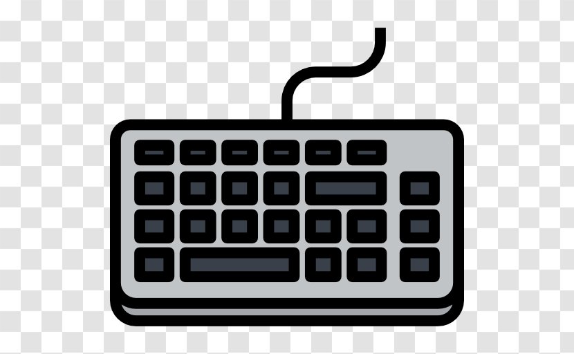 Computer Keyboard Numeric Keypads Space Bar - Electronic Device - Design Transparent PNG