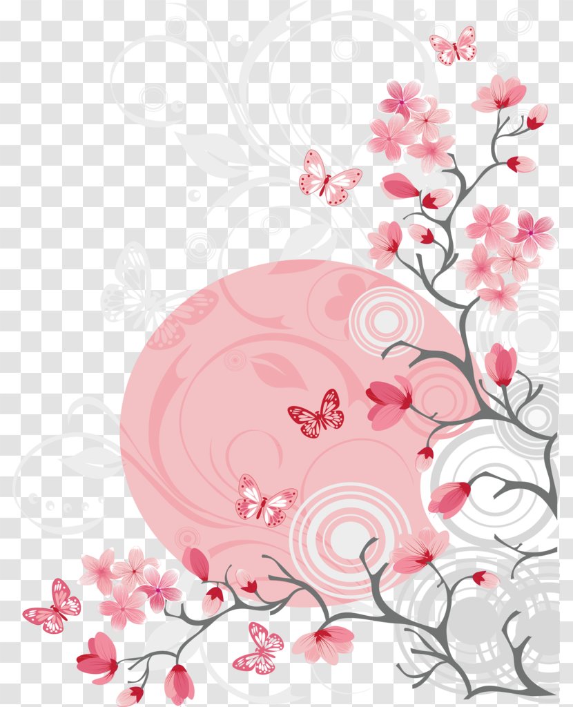 Cherry Blossom Royalty-free Clip Art - Heart - Spring Flower Transparent PNG